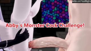 [3D] Abby's Monster Cock Challenge! (2)
