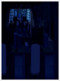 终电后、カプセルホテルで、上司に微热伝わる夜。05