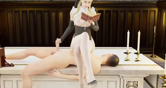 4K超清_修女_米可_在神圣的教堂里帮你超度_步兵完整版